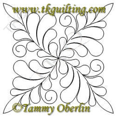 2846 Elegant DWR Feather Block - TK Quilting & Design