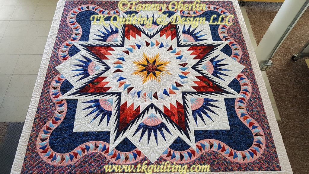 Glacier Star Quilting Pictures