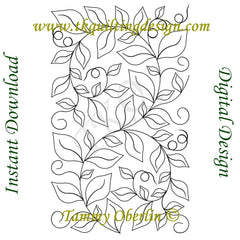 2466A Elegant Leaf Wide Border 12 Corner