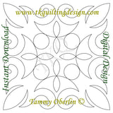 2663D Graceful Flowers Block 7