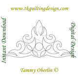 2663E Graceful Flowers Block 7 Triangle