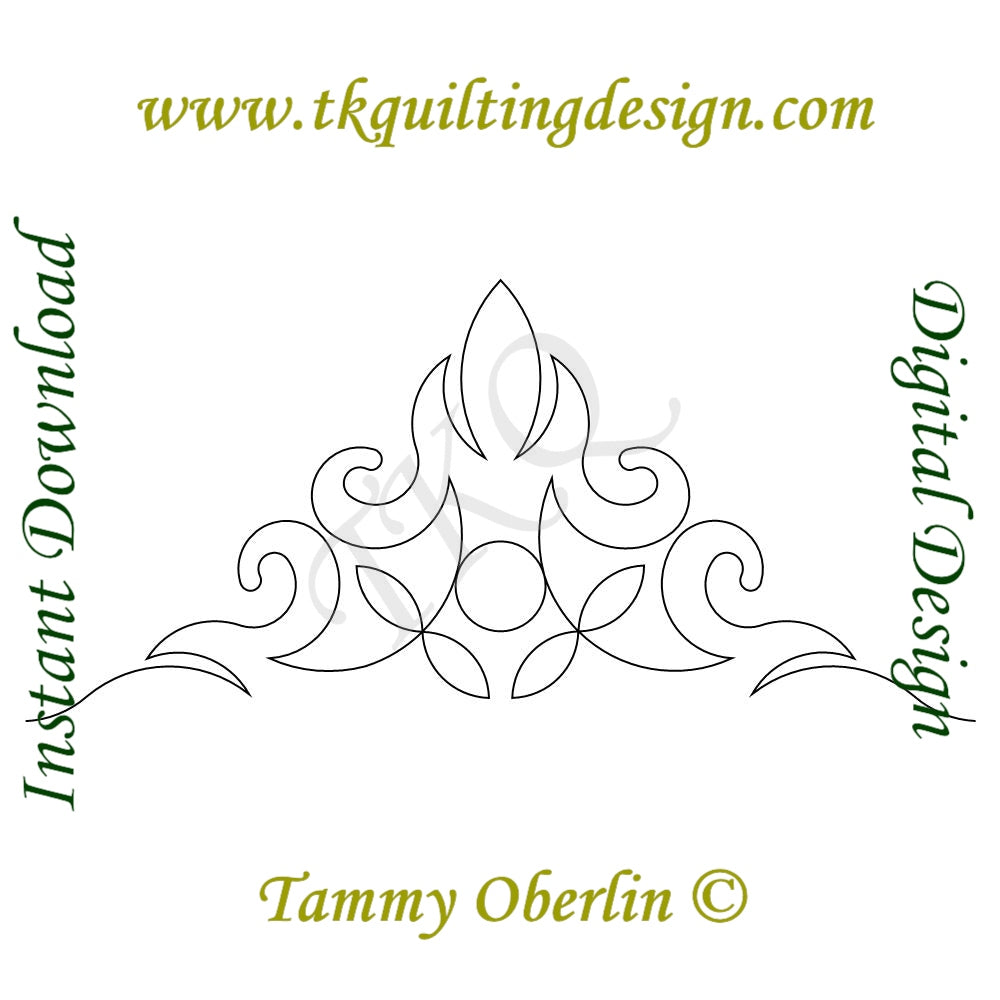 2663H Graceful Flowers Block 7 Tri P2P