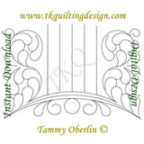 2664C Curling Feathers Inner Bdr 7