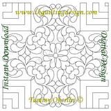 2664E Curling Feathers Block 14