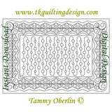 3074 Snowflake Placemat 14x20 - TK Quilting & Design II