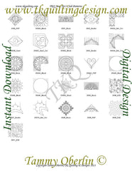 32 TKQ JUNE 2013 Pattern Bundle - TK Quilting & Design II