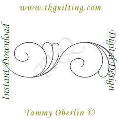 3364 Elegant Feather Border 2