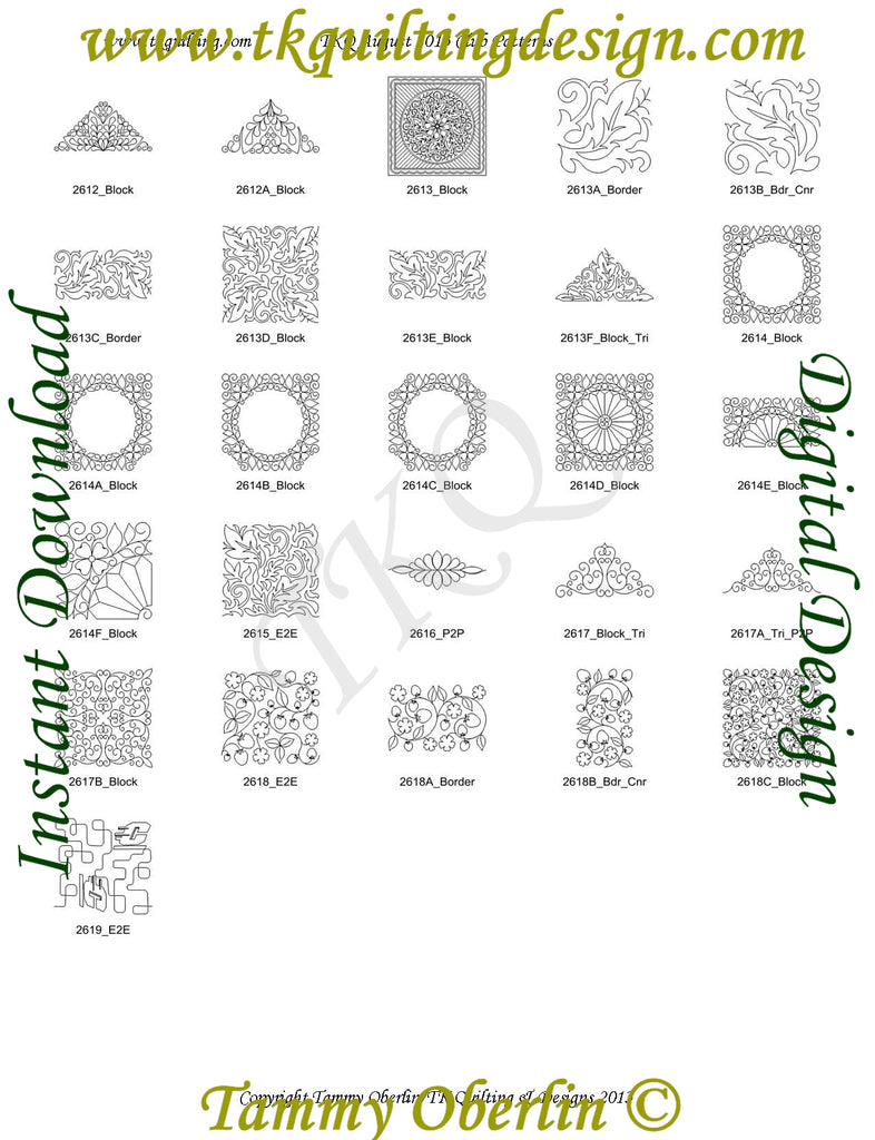 34 TKQ August 2013 Pattern Bundle