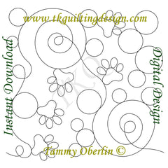 3618 Kitty Paw Prints E2E