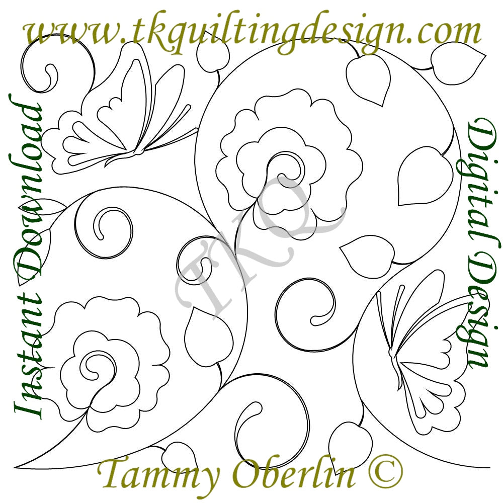 3650 Butterflies & Roses E2E