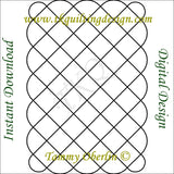 3658 Curved Edge Cross Hatch 9x13