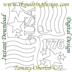 3663I Patriotic 1776 USA E2E