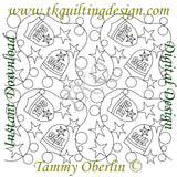 3663K Patriotic 1776 Emblem E2E - TK Quilting & Design II