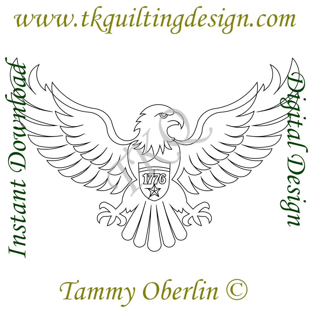 3663 Patriotic Eagle 1776