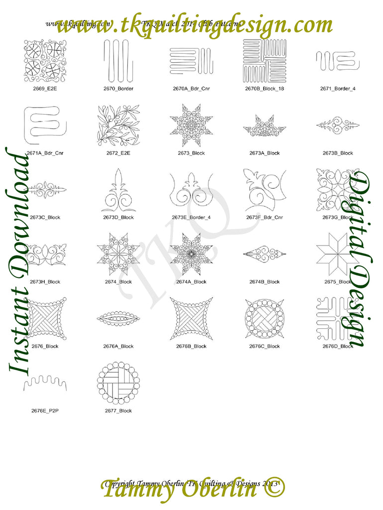 41 TKQ March 2014 Pattern Bundle