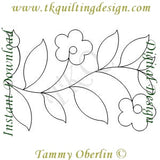 2229 Floral Vine Border 8