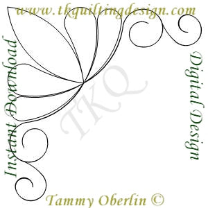 2246B Serpentine Feather Border Corner 2