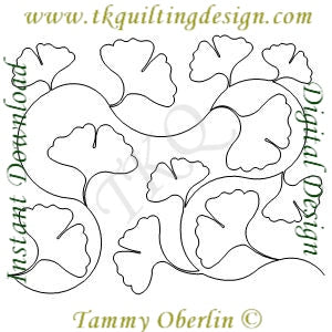 Ginkgo Quilting Stencils - Set of 4