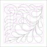 2318 Curved Log Cabin Block
