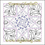 2444B Little Curlique Tri P2P