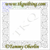 2802B Fern 6 Border - TK Quilting & Design II