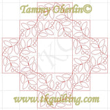 2810G Berry Vine Square 5 P2P - TK Quilting & Design II