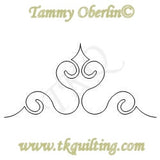 2813F Simple Curling Tri P2P - TK Quilting & Design II