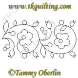 2847 Floral Vine Border 8