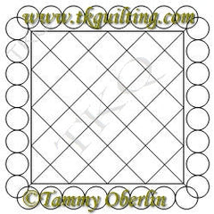 2893 Pearl Frame & Cross Hatch 10 - TK Quilting & Design