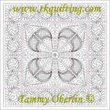 Enchanted Feather Whole Cloth Set - TK Quilting & Design