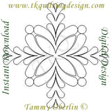 3019 Single Irish Chain Feather Block 1