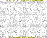 3071 Teddy Bear Face E2E