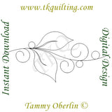 3112B 60 Degree Diamond Leaves & Curliques P2P