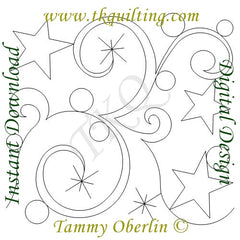 3260 Twinkling Stars E2E - TK Quilting & Design II