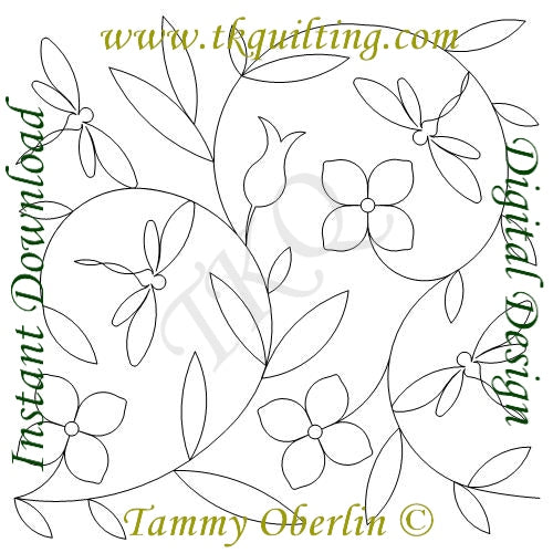 3274 Dragonflies & Blossoms II E2E