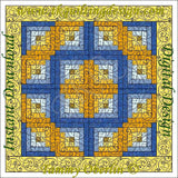 3396K Delilah Log Cabin Block 14