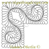 566 Feathered Elegance Border Set