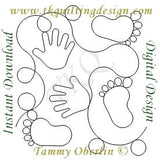3409 Baby Prints E2E | TK Quilting & Design II