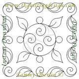 3527B Curling Leaves Block 10