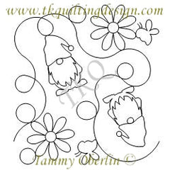 3564 Garden Gnome and Bees E2E - TK Quilting & Design II