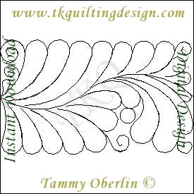 3573 Elegant Feather Border 6