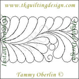 3573 Elegant Feather Border 6