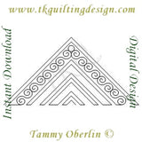 3593 Ribbon Triangle Block
