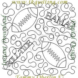 Digitized Edge to Edge/Allover Patterns | Sports | TK Quilting & Design II