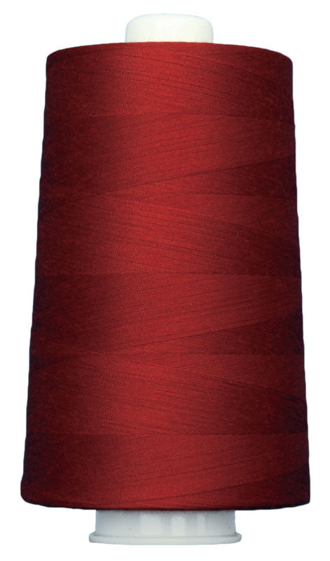 OMNI #3140 Firey Red 6000 yds Poly-wrapped poly core