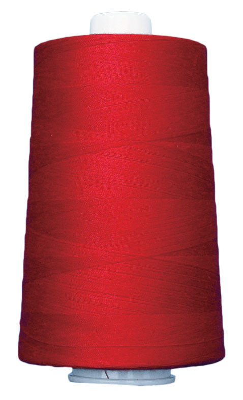 OMNI #3158 Neon Red 6000 yds Poly-wrapped poly core