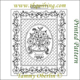 P112 Marians Floral Bouquet Wall Quilt