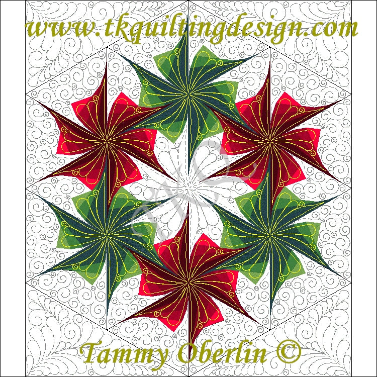 Twisted Triangles Quilt Pattern